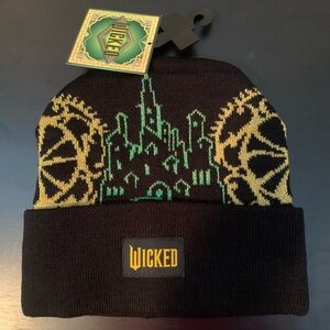 Wicked Black and Gold Beanie